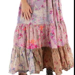 Magnolia Pearl Floral Patchwork Vara Skirt